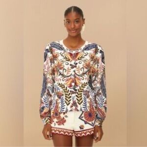 FARM Rio Multicolor Patterned Blouse